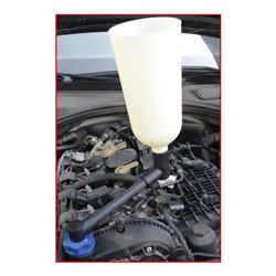 KS Tools MASTER Öl-Einfülltrichter-Satz mit drehbarem Winkelarm, 24-tlg.