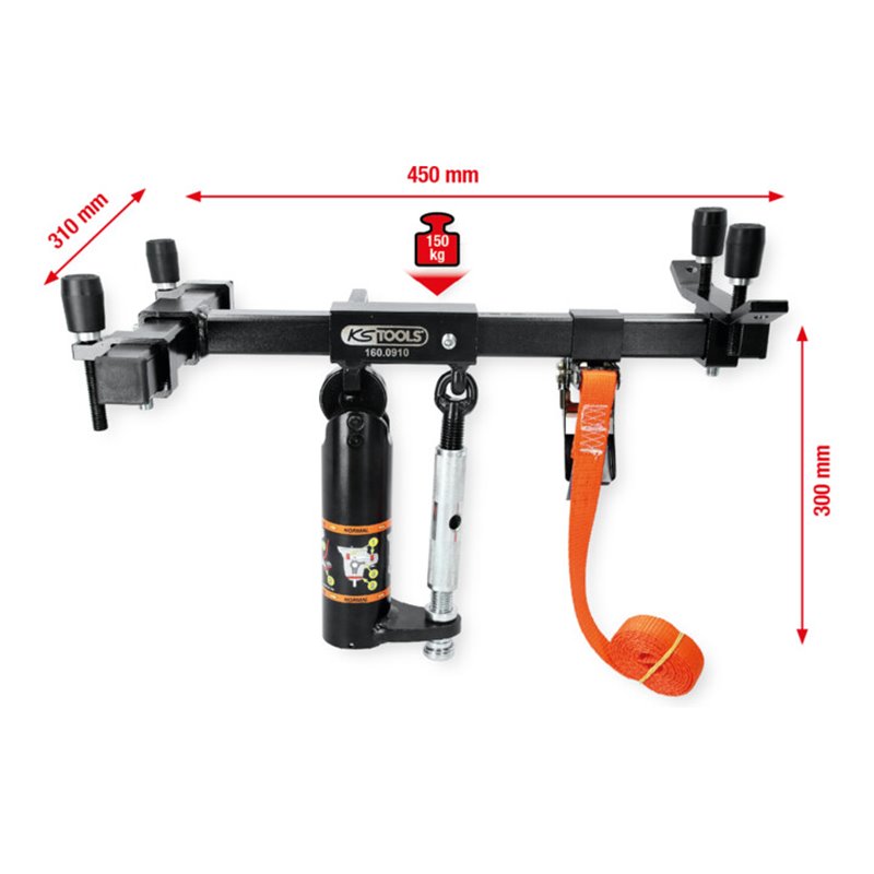 KS Tools Universal-Getriebehalter-Satz, 12-tlg.