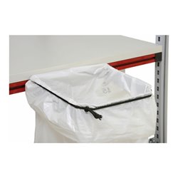 Rocholz Müllbeutelhalterung komplett RAL9006