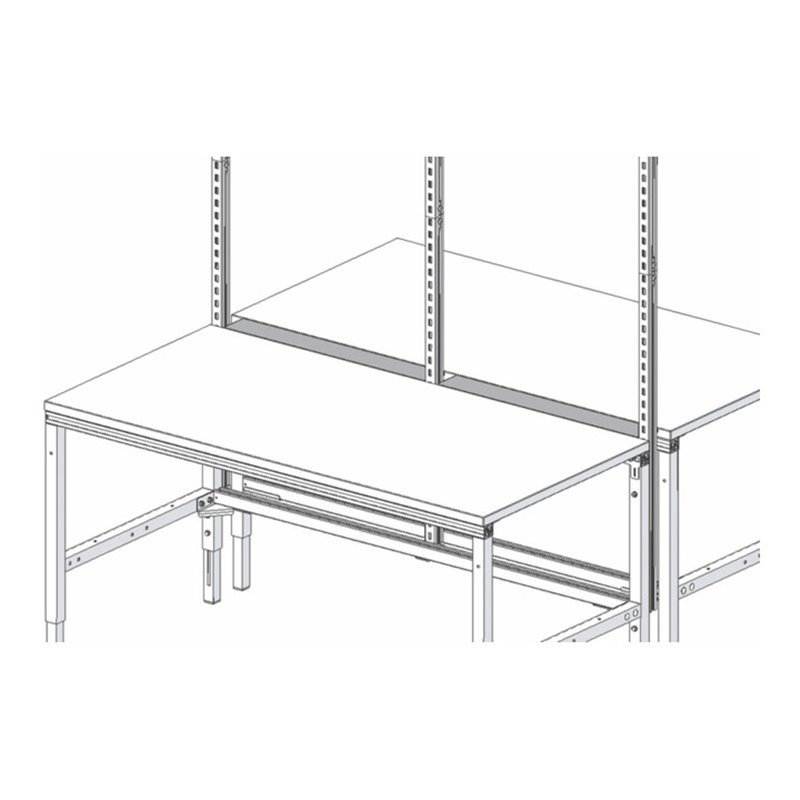 Rocholz Spaltabdeckung für Doppelpackplatz zwischen den Anbauprofilen SYSTEM FLEX BxT ca. 800x40 mm