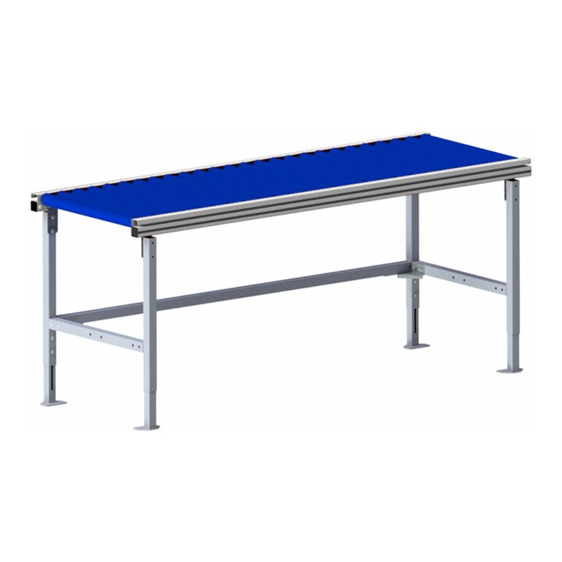 Rocholz Rollenbahntisch SYSTEM FLEX 1200x680x690-960 mm RAL9006