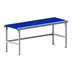 Rocholz Rollenbahntisch SYSTEM FLEX 2100x680x690-960 mm RAL9006