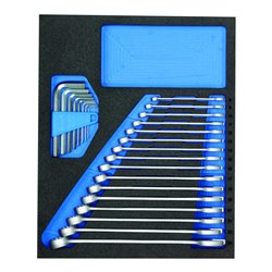 Gedore TS CT2-7 Ring-Maulschlüssel-Satz in 2/4 Check-Tool-Modul