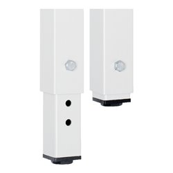 STIER Höhenverstellbare Werkbank Premium mit 3 Schubladen und 1 Flügeltür BxTxH 1500x700x840-1040mm RAL 7035 / RAL 5012