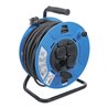 BGS Kabeltrommel 50 m 3 x 1,5 mm² 4 Steckdosen mit Verschlusskappe IP 44 3500 W