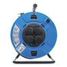 BGS Kabeltrommel 50 m 3 x 1,5 mm² 4 Steckdosen mit Verschlusskappe IP 44 3500 W