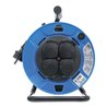 BGS Kabeltrommel 25 m 3 x 1,5 mm² 4 Steckdosen mit Verschlusskappe IP 44 3500 W
