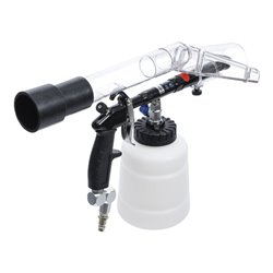 BGS Druckluft-Reinigungspistole mit Bürsten- und Saugaufsatz 7-tlg.