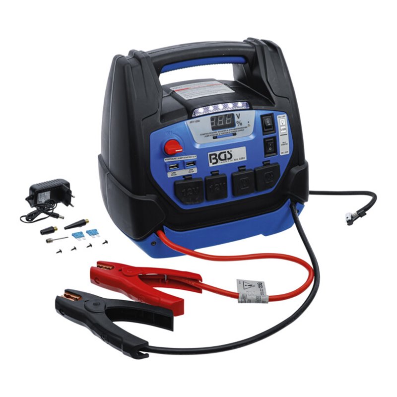 BGS Multifunktions-Starthilfegerät & Mobile Stromversorgung 5-in-1 18 Ah