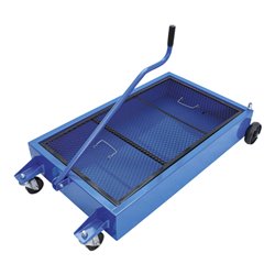 BGS Öl-Auffangwanne fahrbar 55 l Ablasshahn mit Absperrfunktion