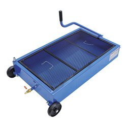 BGS Öl-Auffangwanne fahrbar 55 l Ablasshahn mit Absperrfunktion