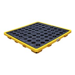 BGS Öl-Auffangwanne mit Gitterrost für 4 x 200 l Fässer