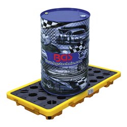 BGS Öl-Auffangwanne mit Gitterrost für 2 x 200 l Fässer