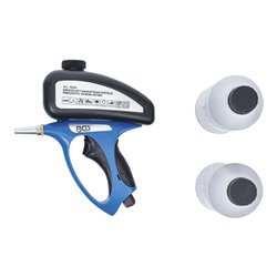 BGS Druckluft-Sandstrahlpistole inkl. Zubehör 3-tlg. Mit aufgesetztem Strahlsandbehälter aus Kunststoff (ABS) mit Kapazität 510 