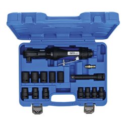 BGS Druckluft-Ratschenschrauber-Satz 12,5 mm (1/2') 102 Nm 14-tlg.
