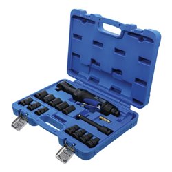 BGS Druckluft-Ratschenschrauber-Satz 12,5 mm (1/2') 102 Nm 14-tlg.