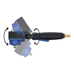 BGS Druckluft-Schlagschrauber abgewinkelt mit dreh- und neigbarem Kopf 12,5 mm (1/2') 542 Nm