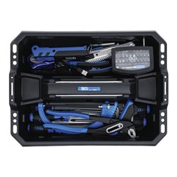 BGS Werkzeug-Tragekasten Kunststoff inkl. Werkzeug-Sortiment 66-tlg.