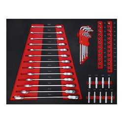 BGS Do it yourself Werkstattwagen 6 Schubladen 1 Seitentür mit 158 Werkzeugen