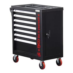 BGS Do it yourself Werkstattwagen 7 Schubladen 1 Seitentür leer