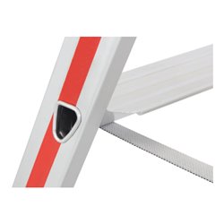 Hymer Stufenstehleiter, beidseitig begehbar, 2x3 Stufen