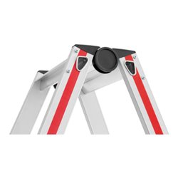 Hymer Stufenstehleiter, beidseitig begehbar, 2x3 Stufen