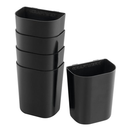 Kraftwerk Universalbehälter für Lochwand, 90x75x50 mm, 5Stk.