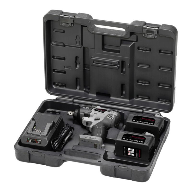 Kraftwerk Akku-Schlagschrauber Satz, 1/2', bürstenlos, 18V, 800Nm