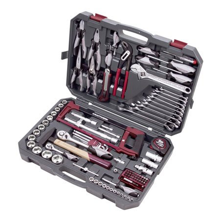 Kraftwerk Werkzeugkoffer, Basic, 1/4'+1/2', 115-tlg.