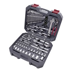 Kraftwerk Werkzeugkoffer, Basic, 1/4'+1/2', 266-tlg.