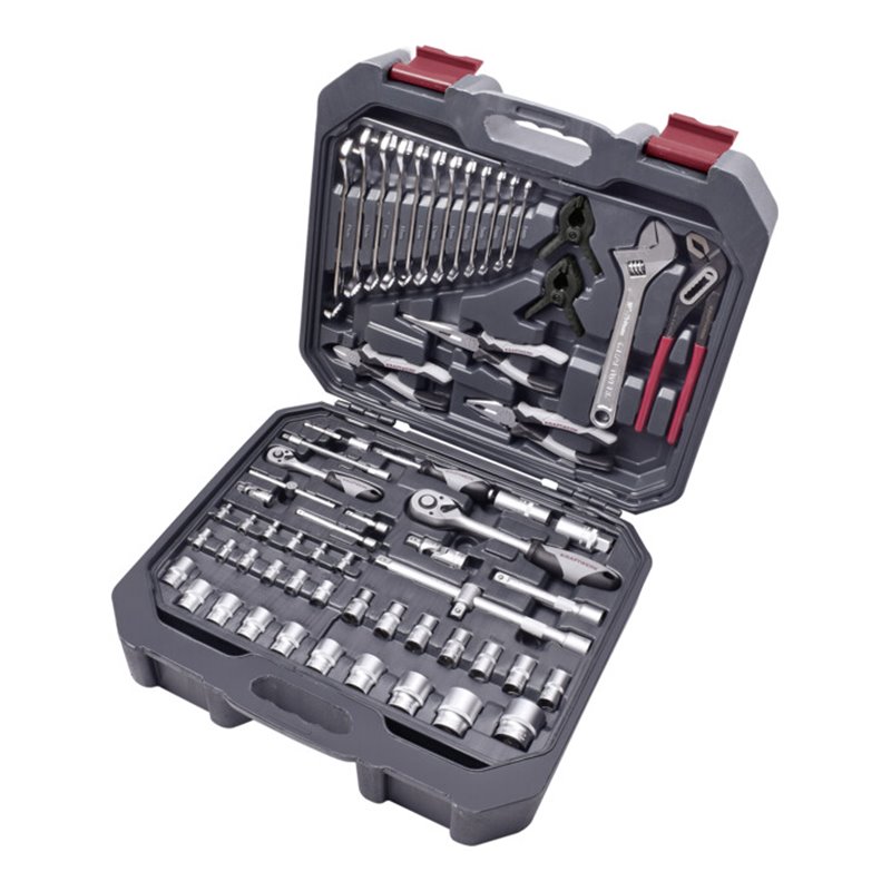 Kraftwerk Werkzeugkoffer, Basic, 1/4'+1/2', 266-tlg.