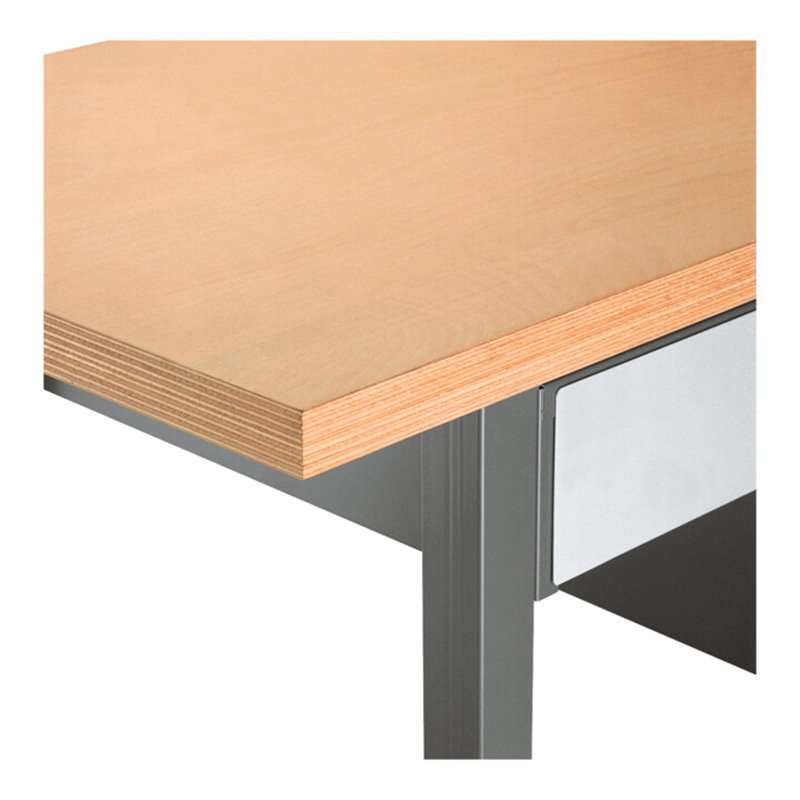 Kraftwerk Werkbankplatte 1500x700 mm, Buche Multiplex 40 mm, 24 KG
