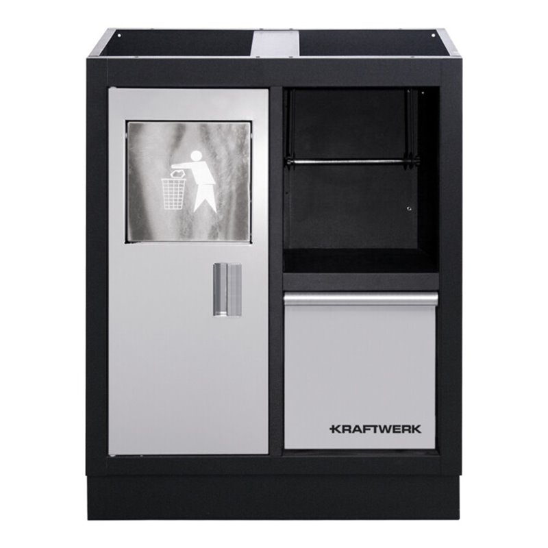 Kraftwerk Unterschrank m. Abfalleimer/Papierhalter