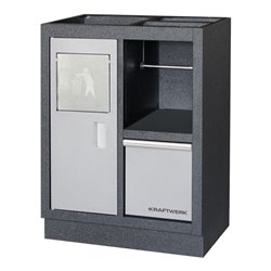 Kraftwerk Unterschrank m. Abfalleimer/Papierhalter