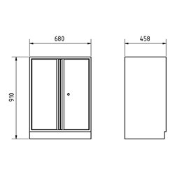 Kraftwerk Mobilio Schrankmöbel 2-türig
