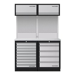 Kraftwerk Mobilio 2er Kombi, 5 & 9 Schubladen, Oberschrank, 3964K-95K2IX