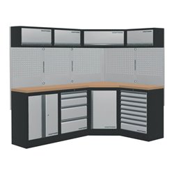 Kraftwerk Mobilio 4er Kombi, Unterschranke, Eckschrank, Oberschrank, 3964N