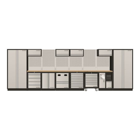 Kraftwerk Mobilio 8er Kombi, 2x Hochschrank, Werkstattwagen, Unterschrank, 3964Q