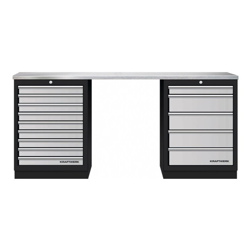 Kraftwerk Mobilio 3er Kombi, Edelstahl