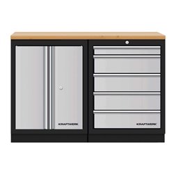 Kraftwerk Mobilio 2er Kombi, Buche Multiplex, 5 Schubladen