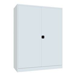 Pavoy Schwerlastschrank 1950x1470x630 Großraum, 4 Fachböden a 200 kg, RAL 7035