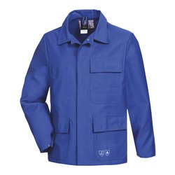 HB Tempex Schweißerschutz-Jacke PROBAN, royalblau, Konfektionsgröße 52