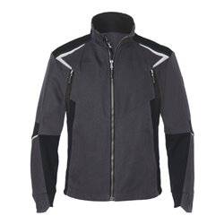 Kübler Jacke BODYFORCE, anthrazit / schwarz, Konfektionsgröße 2XL