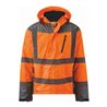 Holex Warnschutz Winterjacke, orange / grau, Unisex-Größe: 2XL