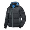 Uvex Thermo Steppjacke, schwarz / blau, Unisex-Größe: L