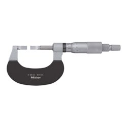 Mitutoyo Nuten-Bügelmessschraube, Messbereich: 0-25 mm