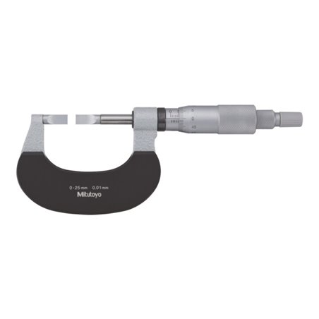 Mitutoyo Nuten-Bügelmessschraube, Messbereich: 0-25 mm