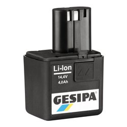 Gesipa Li-Ionen-Schnellwechsel-Akku, Kapazität: 4,0 Ah