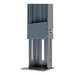 STIER Höhenverstellbare Werkbank mit 3x100 mm Schubladen BxTxH 1500x600x760-1060 mm RAL 7016 / RAL 7035