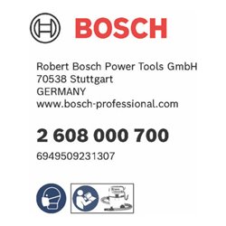 Bosch GAS 12-25 Vorfilter